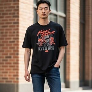 Star Wars Kylo Ren T Shirt Graphic Villian Top Unisex Darth Ren Movies Summer